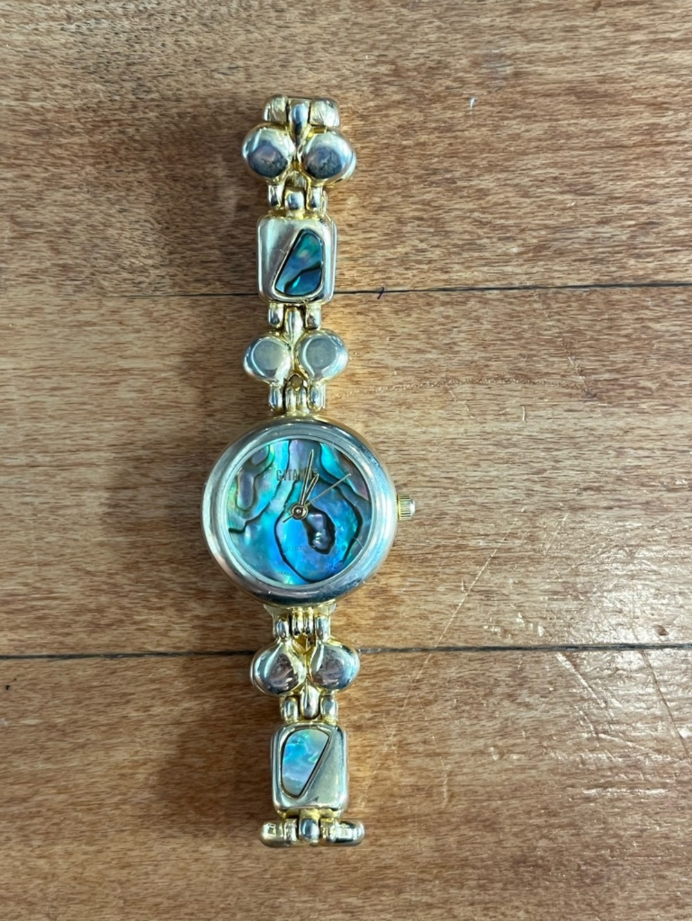 Vintage Abalone Hearts Watch